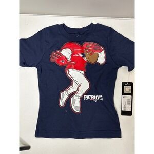 NFL New England Patriots Kids T Shirt Size 2T Football Team Graphic Tee Girls